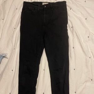 Rare Black Madewell Roadtrippers with ankle zipper details